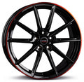 Borbet LX black glossy rim red Alufelge 8.5x20 Zoll ET45 LK 5x112 ML57.1