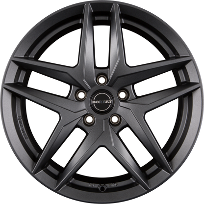 Borbet Z dark grey matt Alufelge 7.5x17 Zoll ET36 LK 5x112 ML66.5 – Bild 3