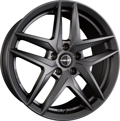 Borbet Z dark grey matt Alufelge 7.5x17 Zoll ET36 LK 5x112 ML66.5 – Bild 4