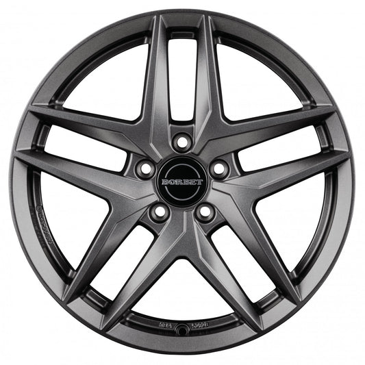 Borbet Z dark grey matt 7.5x17 ET40 - LK5/112 ML66.5