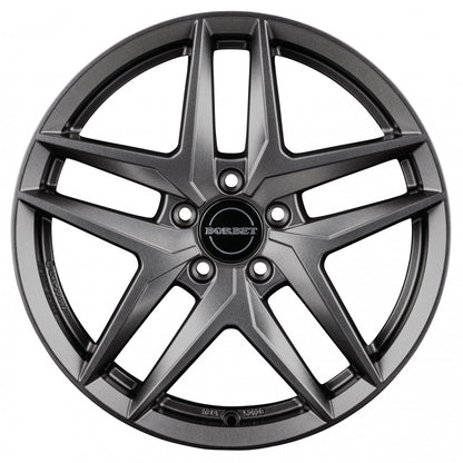 Borbet Z dark grey matt Alufelge – Bild 2