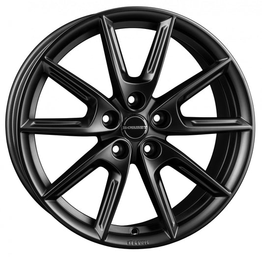 Borbet LX18 black matt 8x18 ET40 - LK5/114.3 ML72.5
