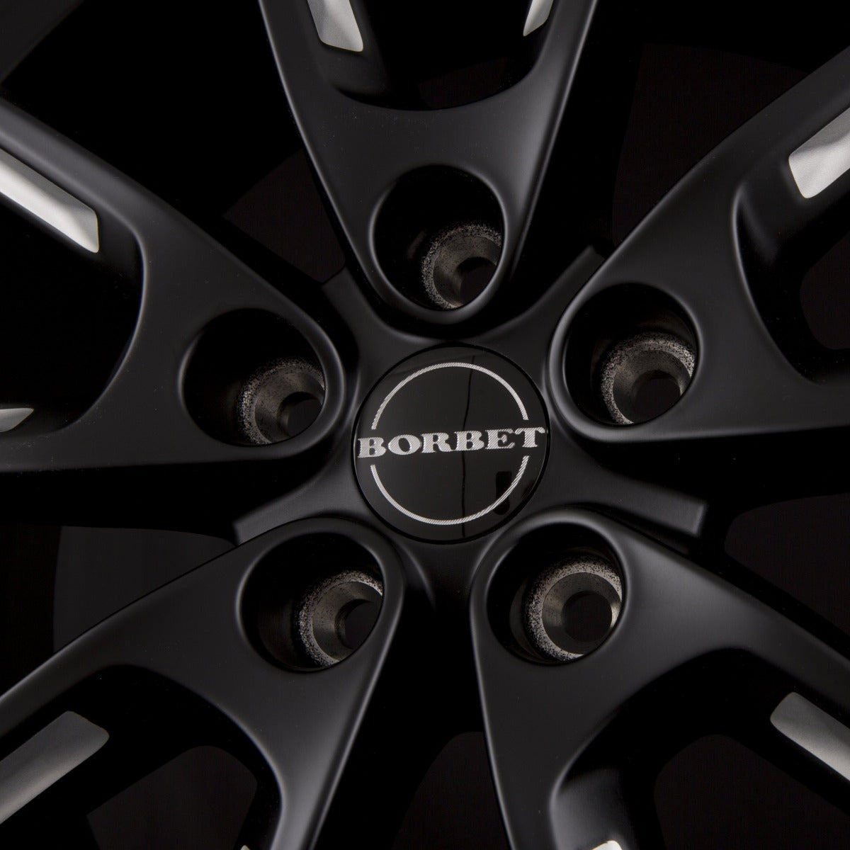 Borbet LX Black Matt Silver Spoke Rim Alufelge 8x18 Zoll ET40 LK 5x114.3 ML72.5 – Bild 5