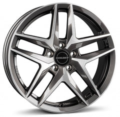 Borbet Z mistral anthracite glossy polished Alufelge 8x19 Zoll ET44 LK 5x112 ML57.1