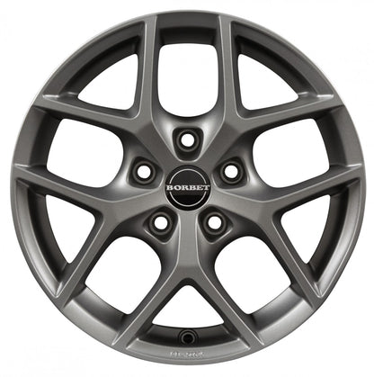 Borbet Y titan matt Alufelge 7x17 Zoll ET45 LK 5x100 ML57.1 – Bild 2