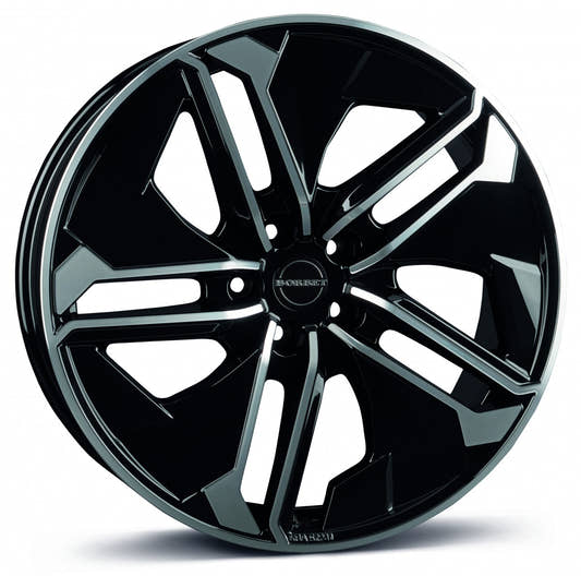 Borbet TX black polished glossy Alufelge 9x20 Zoll ET30 LK 5x112 ML66.5
