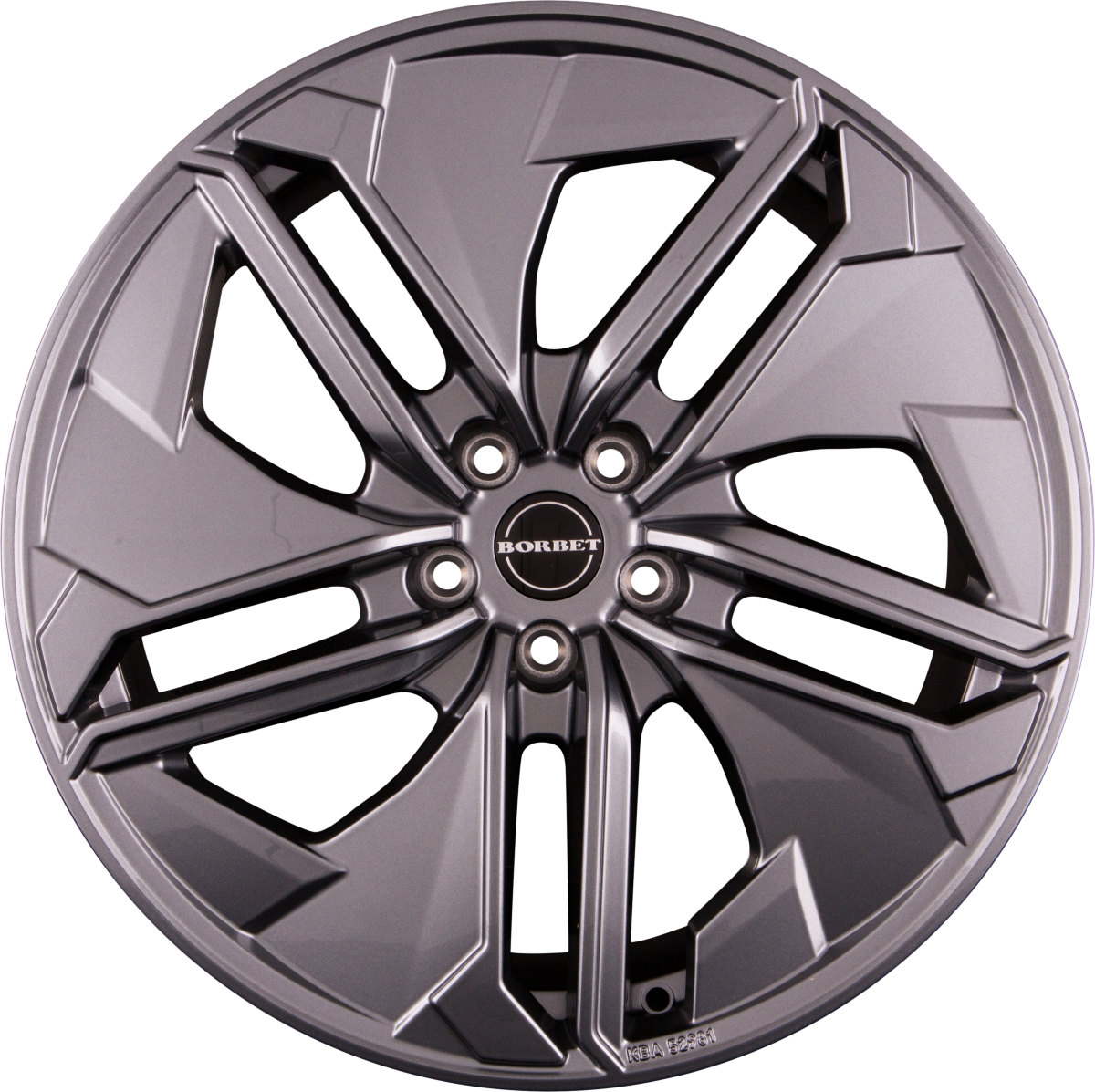 Borbet TX metal grey glossy Alufelge 9x20 Zoll ET35 LK 5x120 ML72.5 – Bild 3