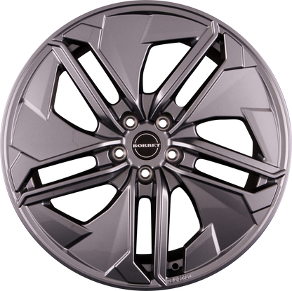 Borbet TX metal grey glossy Alufelge 9x20 Zoll ET35 LK 5x120 ML72.5 – Bild 3