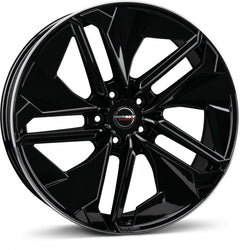 Borbet TX black rim polished glossy Alufelge 9x21 Zoll ET45 LK 5x120 ML72.5