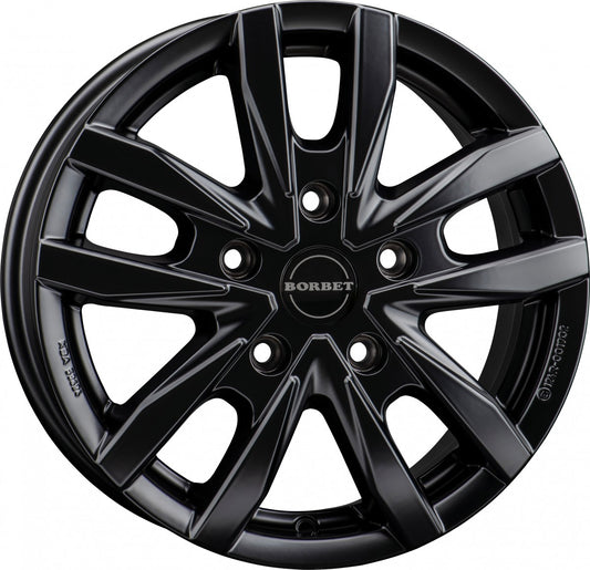 Borbet CW5 black matt 7.5x18 ET53 - LK5/118 ML71.1
