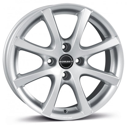 Borbet LV4 crystal silver 7x16 ET38 - LK4/108 ML72.5