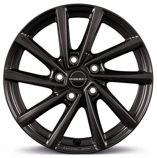Borbet V mistral anthracite glossy 7x19 ET38 - LK5/108 ML65.1