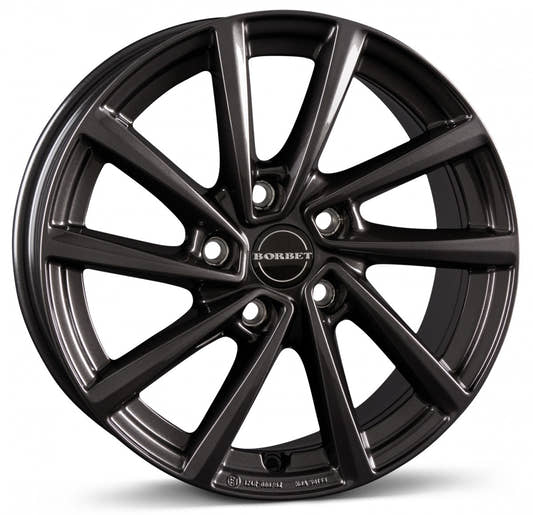 Borbet V mistral anthracite glossy 7x19 ET43 - LK5/112 ML57.06