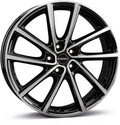 Borbet V black polished glossy Alufelge 7x19 Zoll ET45 LK 5x114.3 ML67.1