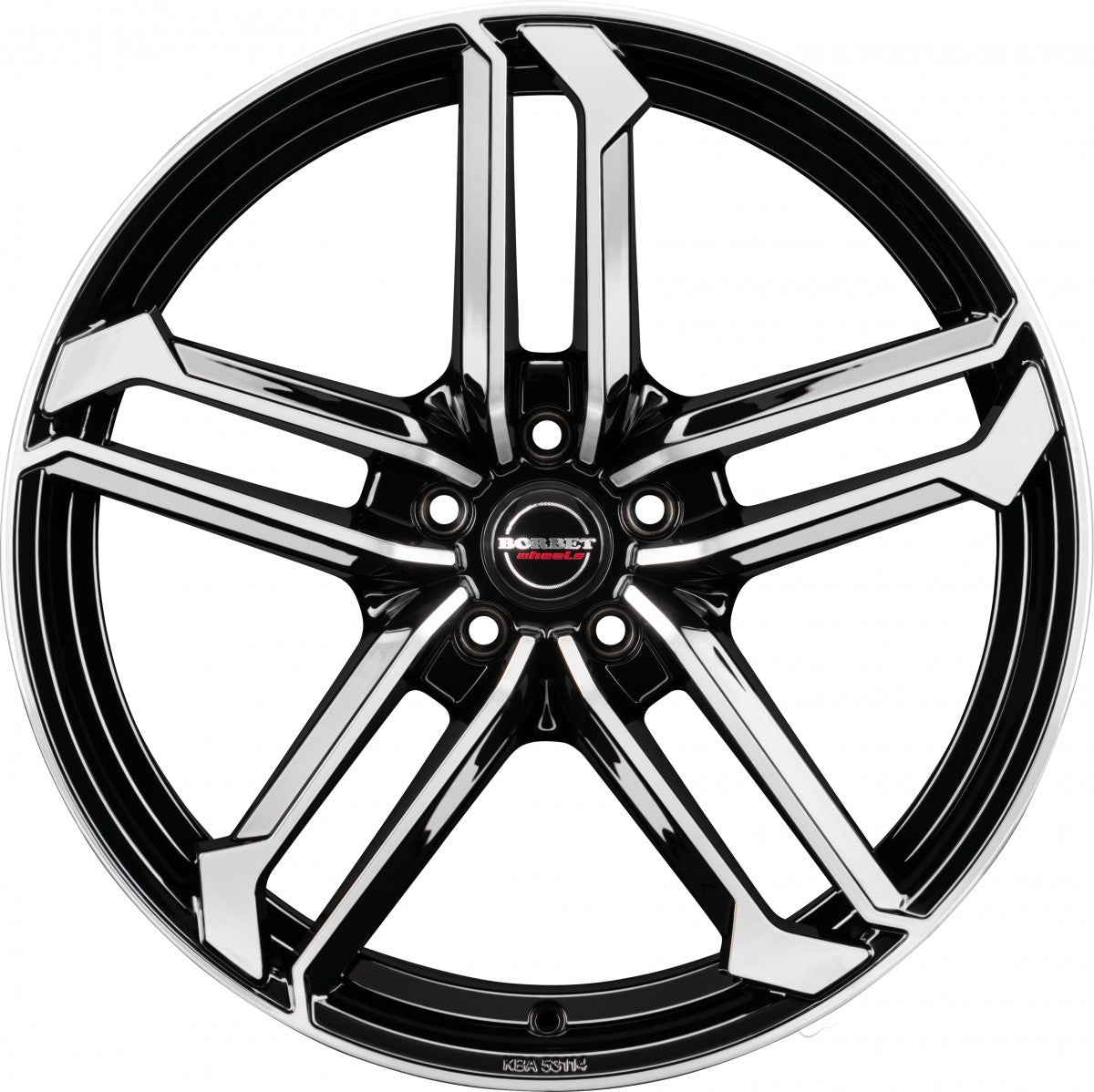 Borbet ATX black polished glossy 8.5x19 ET45 - LK5/112 ML72.5