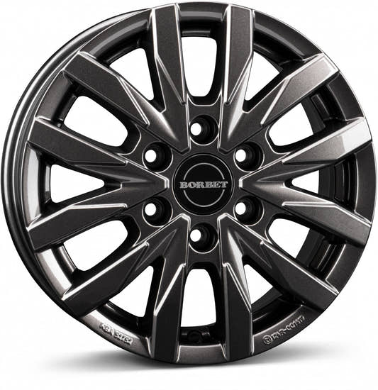 Borbet CW6 mistral anthracite glossy 6.5x16 ET54 - LK6/130 ML84.1