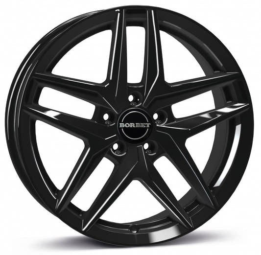 Borbet Z black glossy 7.5x18 ET44 - LK5/112 ML66.6