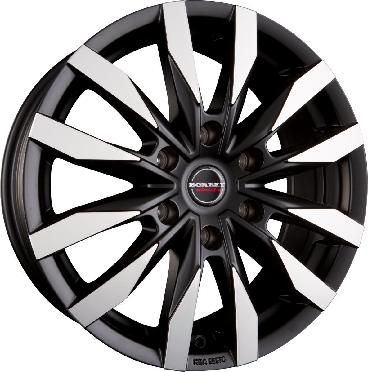Borbet CW6 black polished matt Alufelge 7.5x18 Zoll ET35 LK 6x139.7 ML100.1 – Bild 4