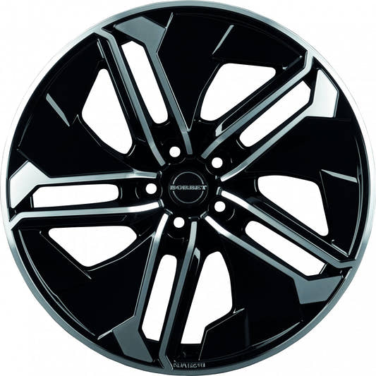 Borbet TX black polished glossy Alufelge 9x21 Zoll ET40 LK 5x112 ML66.5