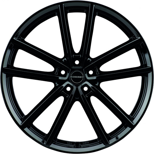 Borbet W black glossy 8x18 ET40 - LK5/112 ML66.5