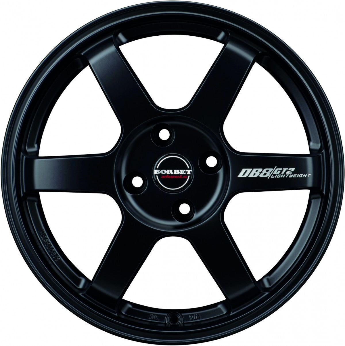 Borbet DB8GT2 black matt 8.5x18 ET35 - LK5/100 ML64.1