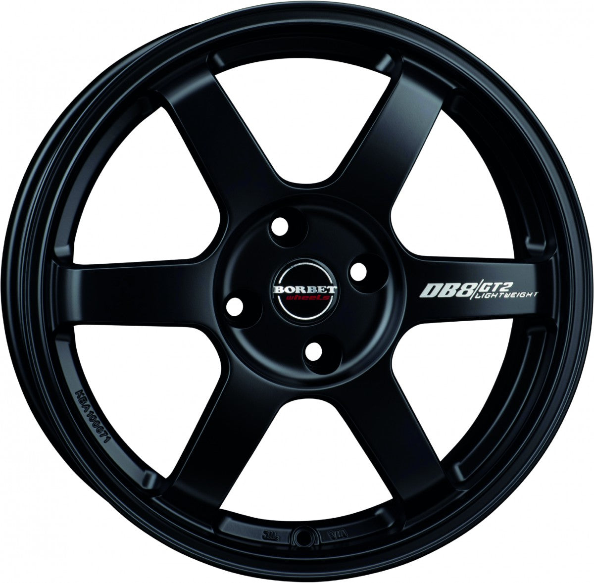 Borbet DB8GT2 black matt 8.5x18 ET35 - LK5/112 ML72.5