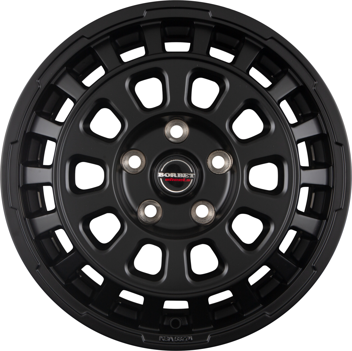 Borbet CW7 black matt Alufelge 7.5x18 Zoll ET53 LK 5x120 ML65.1 – Bild 3