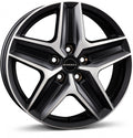 Borbet CWZ black polished matt 7.5x18 ET43 - LK5/120 ML65.1