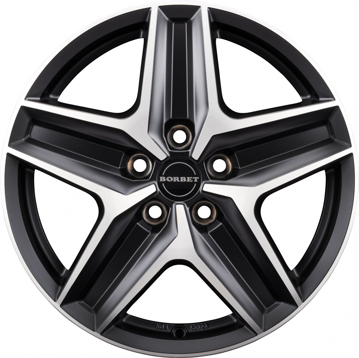 Borbet CWZ black polished matt 7.5x18 ET53 - LK5/120 ML65.1