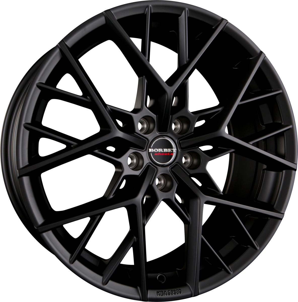 Borbet BY black matt Alufelge 8x18 Zoll ET45 LK 5x114.3 ML72.5 – Bild 5