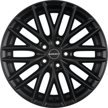 Borbet BS5 black matt Alufelge 8x18 Zoll ET40 LK 5x114.3 ML72.5 – Bild 5