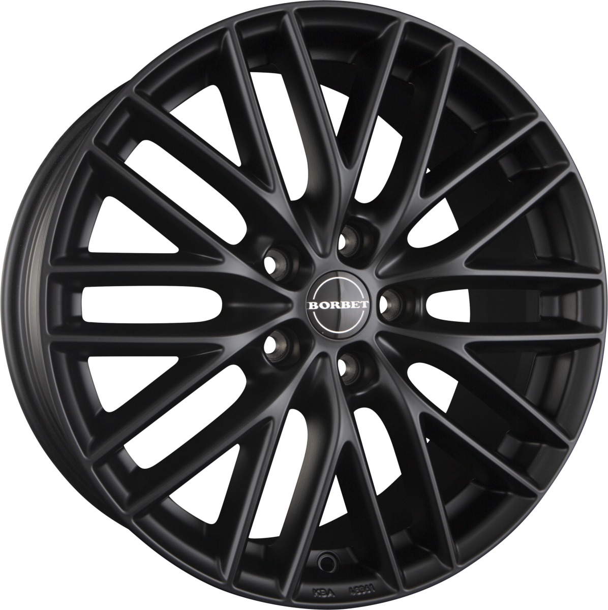 Borbet BS5 black matt Alufelge 8x18 Zoll ET40 LK 5x114.3 ML72.5 – Bild 6