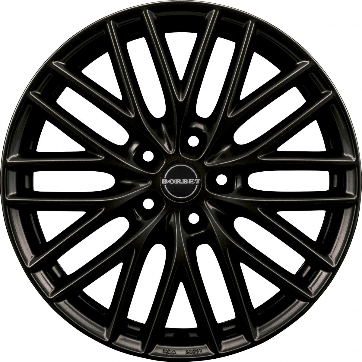 Borbet BS5 black matt Alufelge 8x18 Zoll ET40 LK 5x114.3 ML72.5 – Bild 2