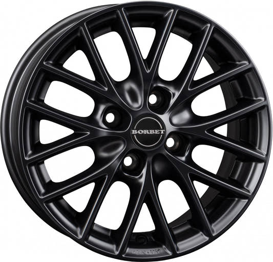 Borbet BS4 black matt Alufelge 6.5x15 Zoll ET33 LK 4x100 ML64.1
