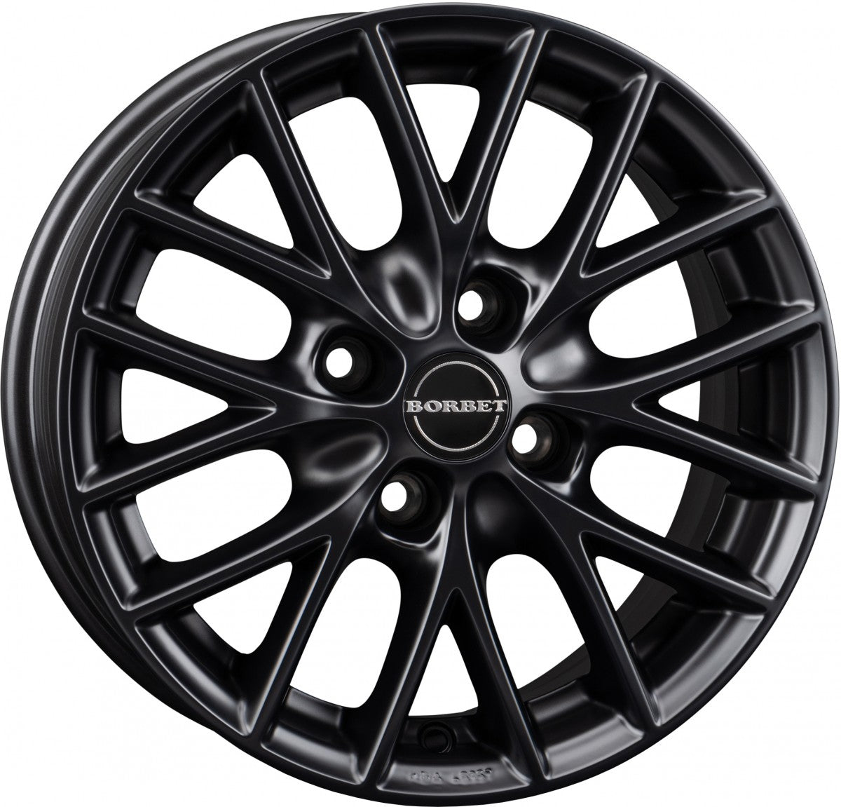 Borbet BS4 black matt 6.5x15 ET33 - LK4/100 ML64.1
