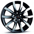 Borbet CW5 black polished matt 6x16 ET68 - LK5/118 ML71.1