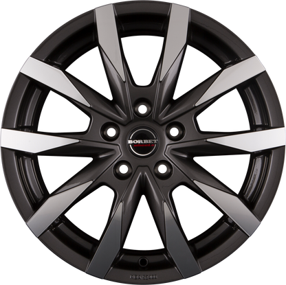 Borbet CW5 mistral anthracite glossy polished Alufelge 6x16 Zoll ET68 LK 5x118 ML71.1 – Bild 4
