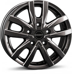 Borbet CW5 mistral anthracite glossy Alufelge 6x16 Zoll ET68 LK 5x118 ML71.1