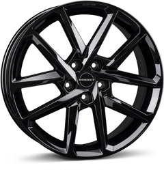 Borbet N black glossy Alufelge 6.5x17 Zoll ET46 LK 5x112 ML57.1