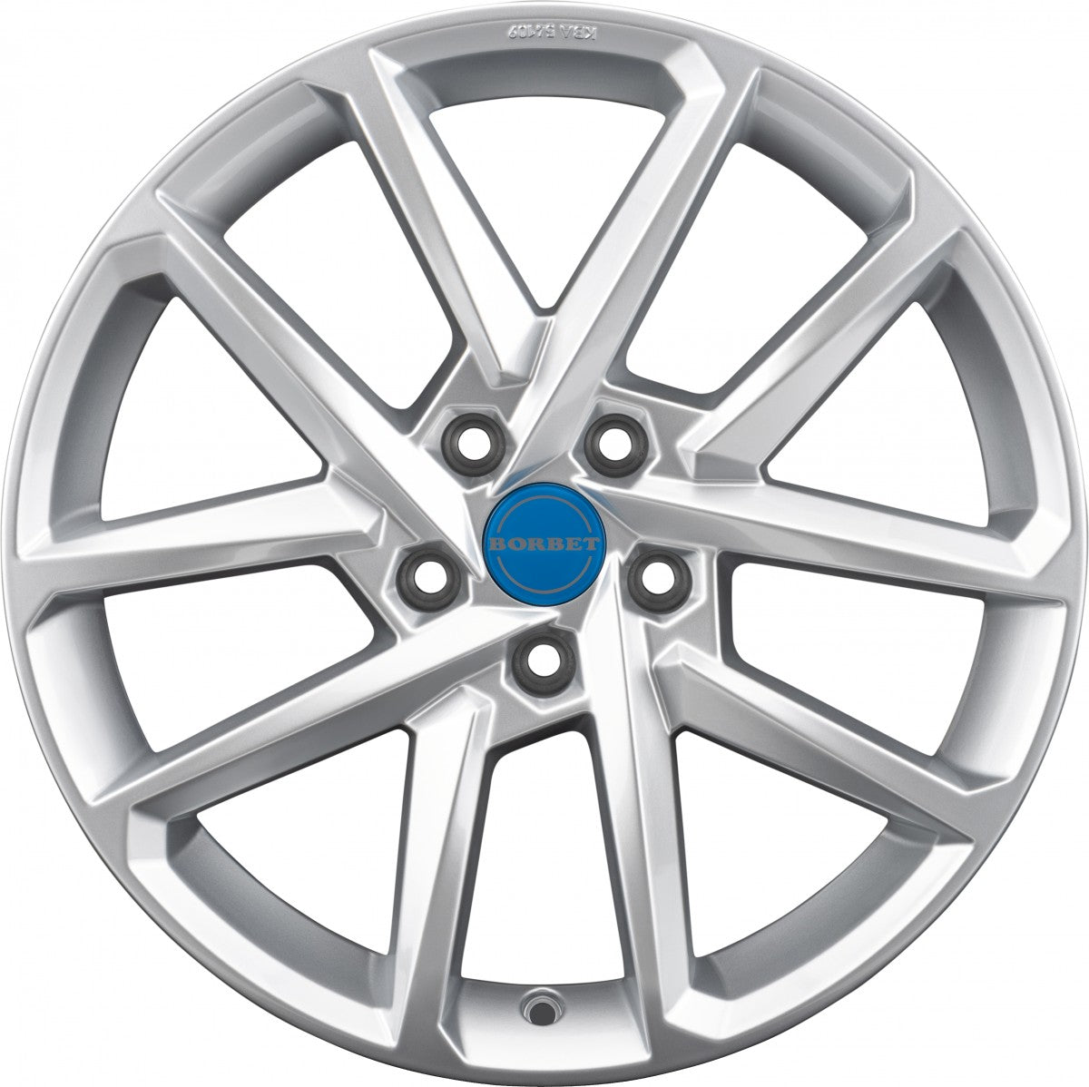 Borbet N crystal silver 8x18 ET50 - LK5/108 ML63.4