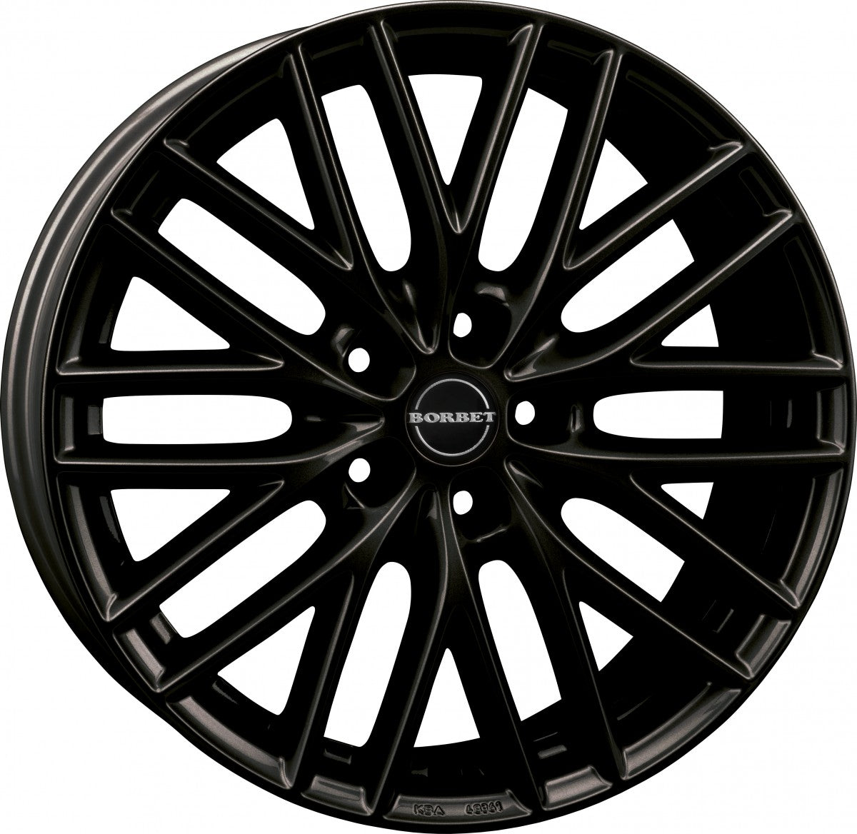 Borbet BS5 black matt Alufelge 8x19 Zoll ET40 LK 5x114.3 ML72.5