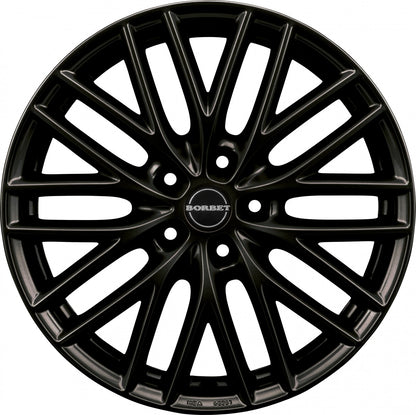 Borbet BS5 black matt 8x19 ET49 - LK5/112 ML66.6