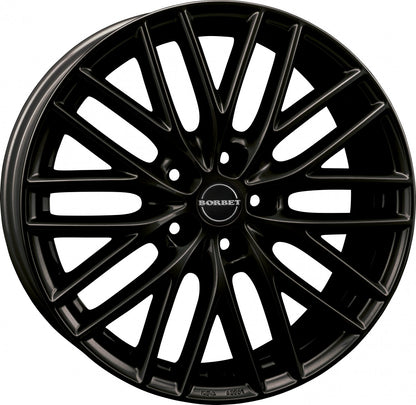 Borbet BS5 black matt 8x19 ET50 - LK5/114.3 ML72.5