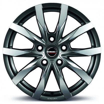 Borbet CW5 mistral anthracite glossy polished 6.5x16 ET60 - LK5/160 ML65.1