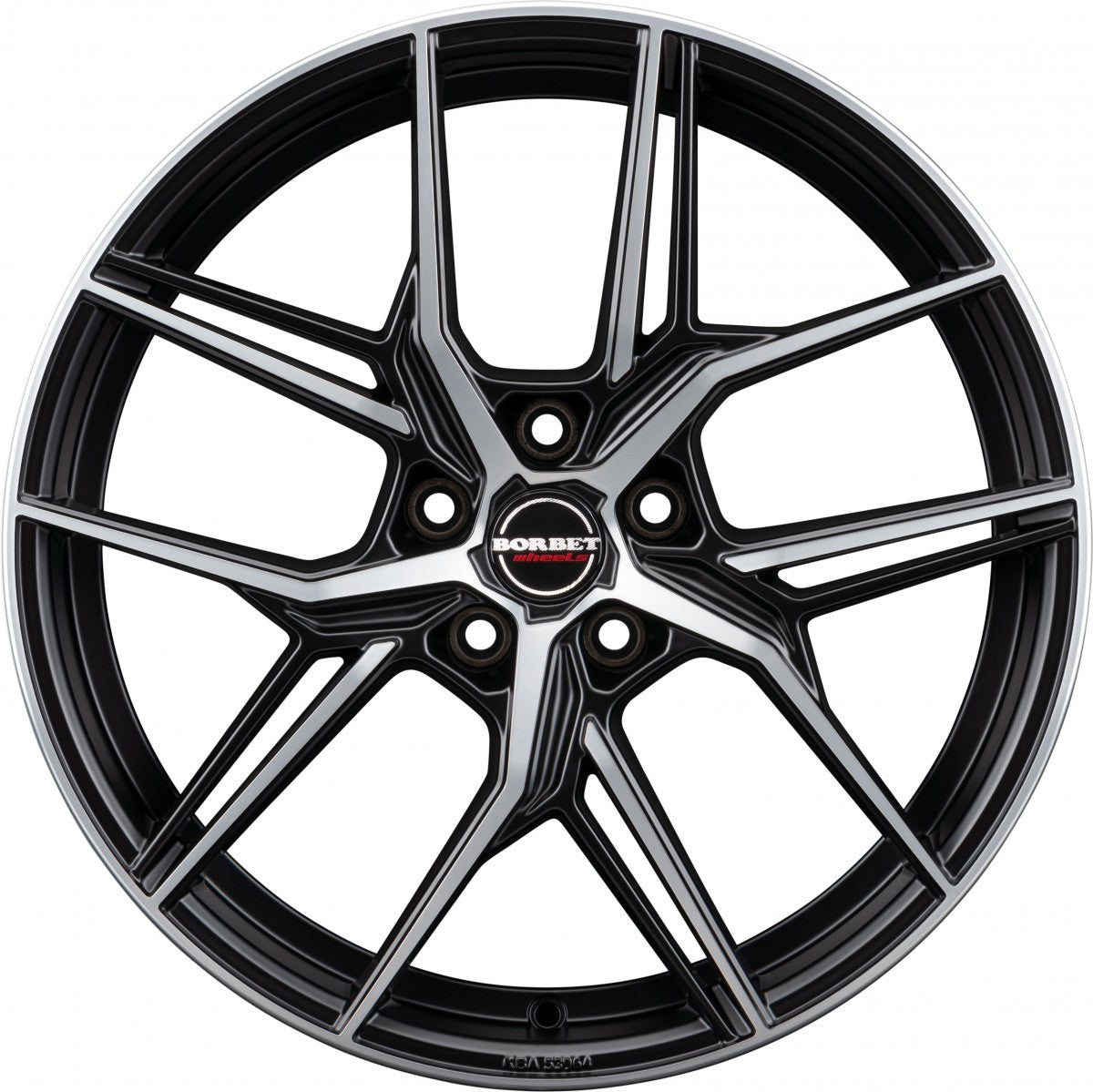 Borbet QX black polished matt 8x19 ET40 - LK5/112 ML66.5
