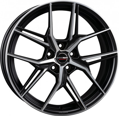 Borbet QX black polished matt 8x19 ET50 - LK5/108 ML72.5