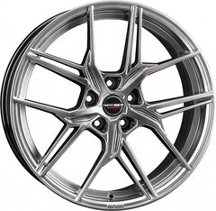 Borbet QX hyper black silver Alufelge 8x19 Zoll ET50 LK 5x108 ML72.5