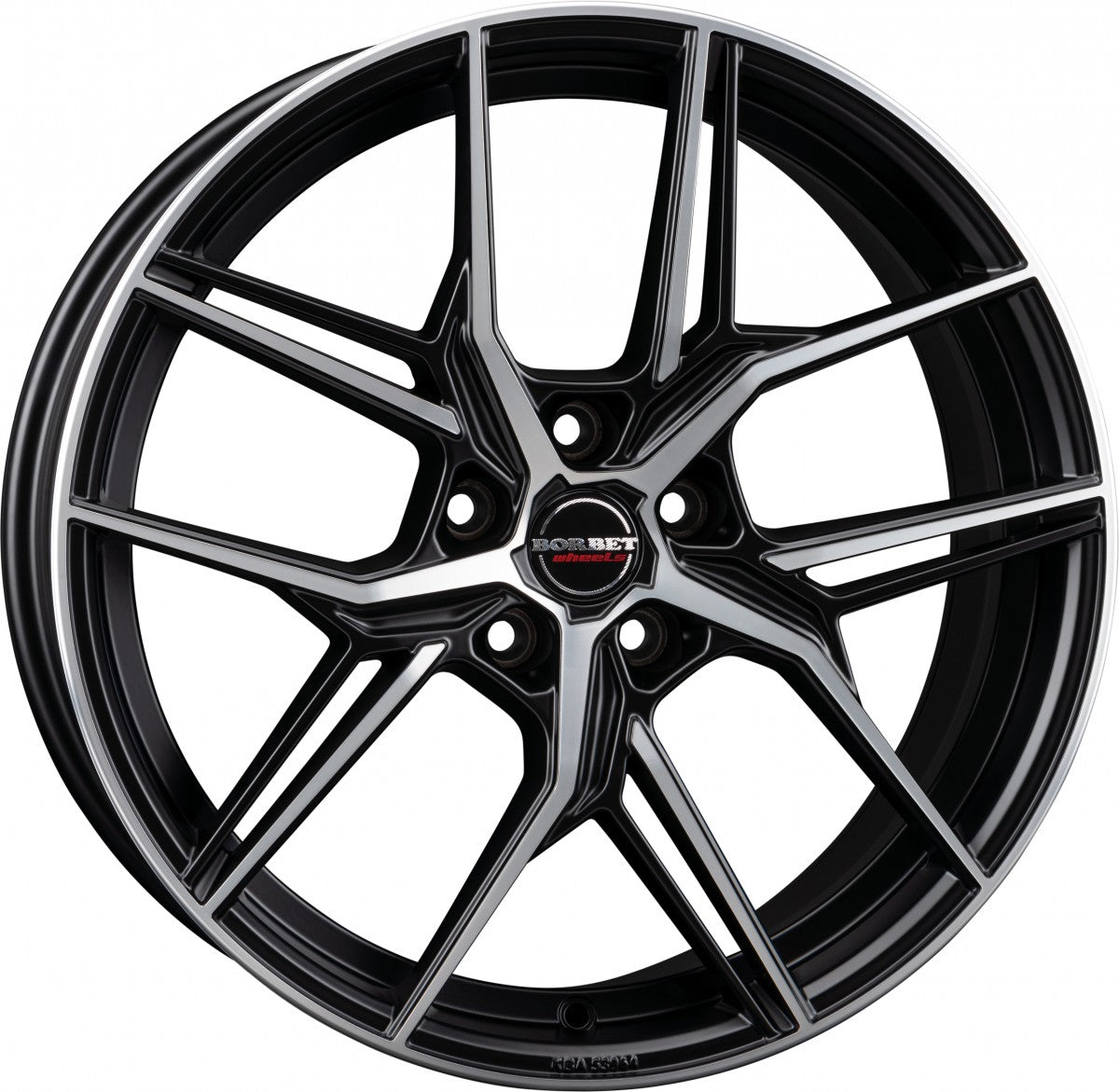 Borbet QX black polished matt 8.5x20 ET31 - LK5/110 ML65.1