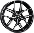 Borbet QX black polished matt 8.5x20 ET45 - LK5/114.3 ML72.5
