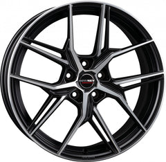Borbet QX black polished matt Alufelge 8.5x20 Zoll ET45 LK 5x114.3 ML72.5